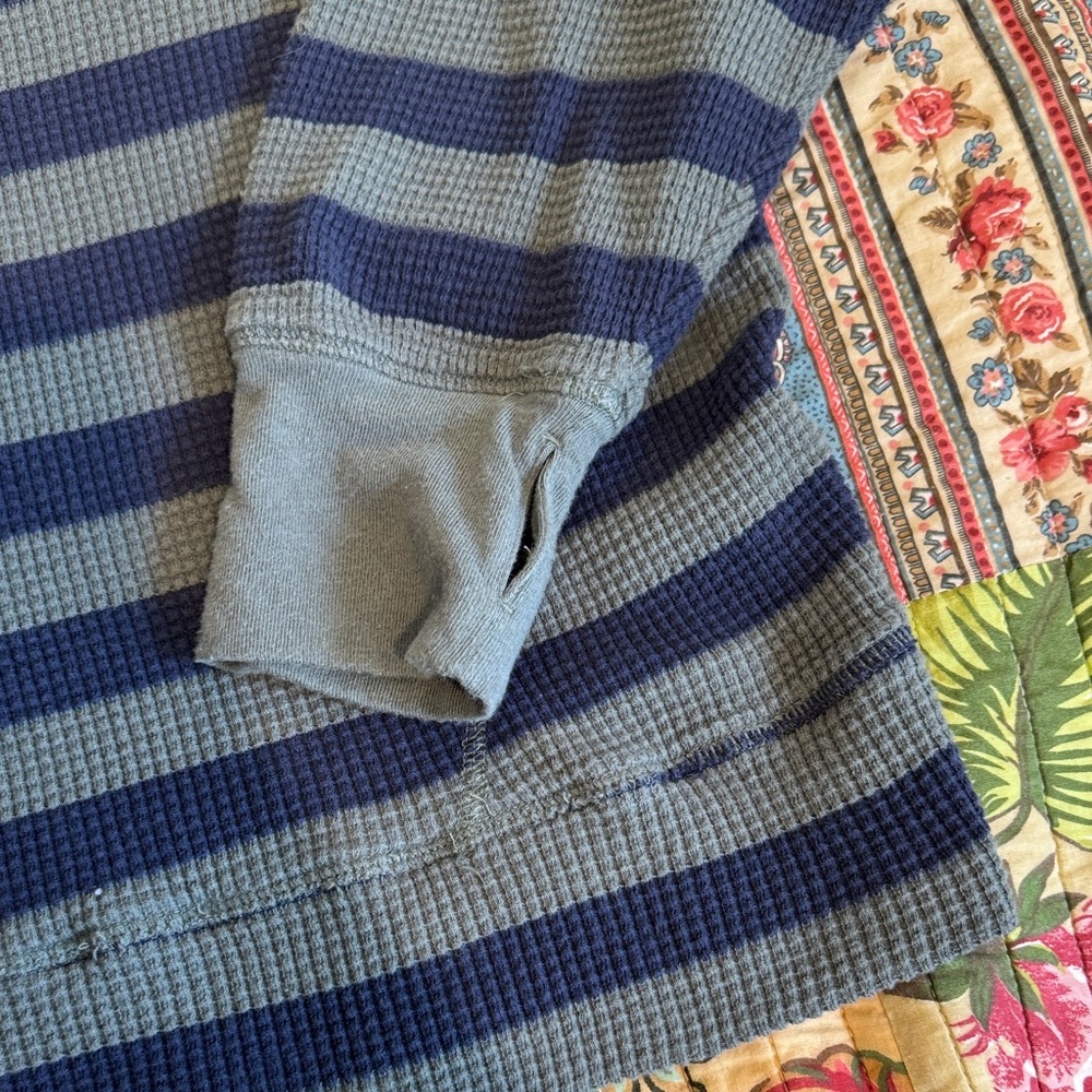 Aerie Striped Waffle Knit Top - Picture 5 of 12